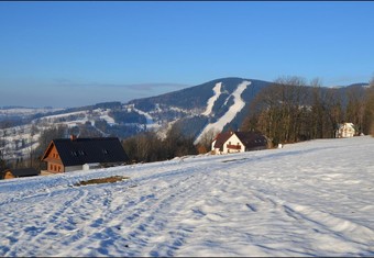 výhled na sjezdovky Herlíkovice (Žalý) - Bubákov