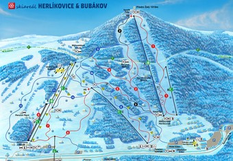 lyžování Bubákov Krkonoše Vrchlabí