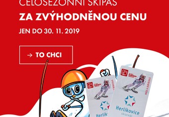 Předprodej sezónních skipasů 2019/2020